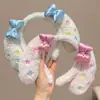 Faixa de Cabeça Infantil, Faixa de Cabeça Especial para Meninas Lavarem o Rosto, Nova Faixa de Cabeça Fofa para Menininhas 2025, Presilha de Cabelo para Bebê
