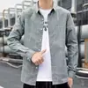 Camisa de Manga Larga a Cuadros para Hombre Estilo Coreano Camisa Casual de Negocios Moda Otoñal para Hombre Prendas Exteriores Versátiles con Botones