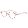 Nuevas gafas estilo nerd con montura redonda pequeña, gafas anti luz azul estilo ins coreano, a la moda y tendencia para mujeres