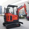 Mini Excavadora para Uso Agrícola, Tipo Huerto 20, Máquina de Gancho Pequeño para Ingeniería Municipal, Mini Excavadora de 12 Orugas
