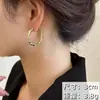 Aretes de Perla con Postes de Plata 925, Aros Lisos Exagerados Estilo Europeo y Americano, Aretes Adelgazantes para Rostros Cuadrados y Redondos, Aretes de Lujo Ligero y Gama Alta