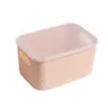 Caja de almacenamiento de escritorio para artículos varios caja de almacenamiento de bocadillos caja para mascarillas con tapa cesta de almacenamiento cosméticos caja pequeña nórdica
