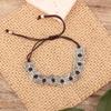 Pulsera Artesanal Estilo Nacional para Hombres y Mujeres Retro Todo-partido Pulsera Ajustable Elefante Pez Pequeño Doble Capa Correa Mori Accesorios