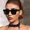 Óculos de Sol High-End com Armação Grossa, Estilo Europeu e Americano, Modernos, que Fazem o Rosto Parecer Menor, Óculos de Sol Personalizados Estilo Streetwear com Proteção UV para Mulheres e Homens