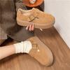 2025 Sapatilhas Outono Tudo Incluído Retro Slip-On Sapatos Birkenstock Mocassins Femininos de Sola Grossa Versátil Preguiçoso Feijão Feijões Novo Estilo
