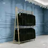 Suporte de Exibição para Vestido de Casamento Vestido de Noite de Chão Estúdio Fotográfico Oficina Prateleira de Exibição Vareta Dourada para Pendurar Roupas Qipao Xiuhe