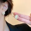 Aretes Retro Ojo de Gato de Aguja de Plata 925 para Mujer Lujo Ligero de Alta Gama Nicho Aretes Temperamento Coreano Joyería para la Oreja al por Mayor