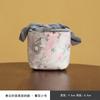 Bolsa de tela para almacenamiento de tazas, bolsa de viaje portátil para taza de té, bolsa de almacenamiento gruesa para tetera de brocado, bolsa de tela para taza exprés