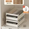 Caja de Almacenamiento de Ropa Tipo Cajón para el Hogar Gabinete de Almacenamiento de Plástico Caja Organizadora de Ropa Caja Transparente para Armario Juguetes Archivos