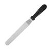 Espátula recta/curva de acero inoxidable con mango de plástico de 6 pulgadas, 8 pulgadas, 10 pulgadas, 12 pulgadas, cuchillo para besos, raspador, cuchillo plano, espátula para crema, raspador