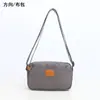 Bolso de Hombro Original Nuevo de Lona con Cuero de Vaca para Mujer, Bolso de Mano de Alta Calidad Estilo Coreano, Bolso de Viaje Versátil para Hombre