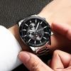 BOYZHE Relógio Mecânico Esqueleto Tourbillon Relógio Masculino Relógio Mecânico Automático Multifuncional Relógio Masculino Douyin