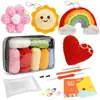 Paquete de Materiales de Crochet Más Vendido de Amazon Serie de Plantas Adornos de Flores en Maceta Regalos Soporte Dropshipping
