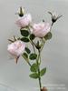 Rosa Austin de 7 cabezas, flor artificial para bodas, arreglo floral, decoración del hogar, flores artificiales para bodas, comercio exterior