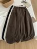Pantalones Casuales Adelgazantes de Cintura Alta para Otoño e Invierno Pantalones Cargo de Moda Estilo Old Money Relajado Pantalones de Pierna Ancha Scimitar para Mujer