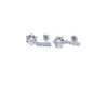 Pendientes de Acero de Titanio 316L con Colgante de Circonita Completa, Piedra de Circonita Grande, Joyería de Piercing de Oreja de Moda, Versátil, Deslumbrante, Clavos de Hélice de Oreja de Gama Alta