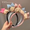 Linda Diadema de Oso para el Cabello para Viajes y Fotos, Nueva Diadema de Felpa de Dibujos Animados, Lindo Accesorio para el Cabello para Niña para Lavarse la Cara