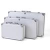 Caja de herramientas de aleación de aluminio minorista de fábrica, maleta para el hogar, caja de exhibición de instrumentos, caja de muestras grande de aleación de aluminio