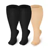 Comercio exterior Amazon caliente aumento calcetines para adelgazar calcetines para adelgazar calcetines de compresión deportivos color liso correr fitness presión
