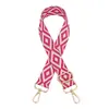 Accesorios de correa de hombro para bolso de rombos nuevo transfronterizo correa de hombro única cruzada ajustable reemplazo correa de hombro larga correa de cordón jacquard