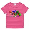 2023 nueva ropa infantil, camiseta de manga corta de verano para niños, camisa de algodón para niños y niñas, camiseta de media manga para bebés, top para niños