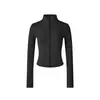 Chamarra Adelgazante de Manga Larga para Mujer, Cuello Alto, Cierre de Cremallera, Secado Rápido, Transpirable, Ropa Exterior para Correr y Fitness, Camiseta de Secado Rápido para Mujer