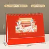 Calendario de Escritorio de Cuero Nuevo Personalizado Año 2025 de la Serpiente Adorno de Calendario de Escritorio Creativo para Empresas Regalo
