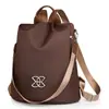 Bolso de Doble Hombro Antirrobo para Mujer, Nicho, Gran Capacidad, Casual, para Viaje, Bolso de Mujer, Moderno, Transfronterizo, Alta Apariencia, Mochila Bai Gou