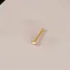 Moda Joker Nuevo Anillo de Nariz de 7 Barras Mariposa Luna Aro de Nariz Aro de Cartílago de Oreja Acero Inoxidable Barra en L Perforación de Nariz de Moda