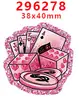 Accesorios Acrílicos de Dibujos Animados con Purpurina Transfronterizos Accesorios para Joyería DIY de Resina Parche Pasador Pasador Gt-F-294580