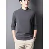 Sudadera de Invierno para Hombre con Media Cremallera, Color Sólido, Felpa Cepillada de Doble Cara, Camiseta Versátil a la Moda, Camiseta Base Cálida de Cuello Medio-Alto