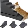Escada Elevada A3 para Cães Grandes, Espessada e Resistente, Adequada para Camas Altas, Proteção das Articulações, Antiderrapante, Escada de 6 Degraus para Animais