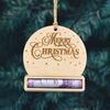 Cartera de Madera Navideña Decoración Colgante de Árbol de Navidad Soporte para Dinero Navideño Regalo en Efectivo