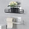 WC, rack para arrumação, WC, WC, tripé de parede sem perfuração, casa de banho, suporte para arrumação de cosméticos, rack