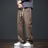 Pantalones Casuales para Hombre Otoño Sueltos Deportivos Ropa de Trabajo Pantalones Marca de Moda Estilo Americano Pierna Recta Pantalones Haren Pantalones Rectos