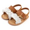 Zapatos de bebé de primavera y verano para mujer, zapatos de suela blanda para niños pequeños, sandalias para bebé M2025