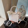 Bolso de Mano Circular de Nicho Transfronterizo 2026 Nuevo Estilo Coreano Bolso de Hombro Único Cruzado Bolso Cubo de Alto Valor a la Moda