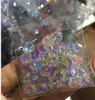 Brincos pingente de cristal colorido atacado acessórios para joias diy pingente de coração 10mm