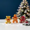 Molde de Silicone para Velas de Resina, Homem-Pão de Gengibre, Boneco de Neve, Floco de Neve, Urso, Enfeite de Natal