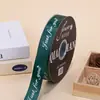 Fita de Embalagem de Flores da Moda Fita de Embalagem de Presente de Poliéster Inglês Fita de Embalagem de Acessórios Têxteis Multicor