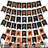 Banderines de Halloween Transfronterizos Letra B Venta al por mayor Decoración para Fiestas Temáticas Guirnalda Banderín Suministros Arreglo