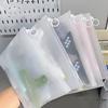 Bolsa de Almacenamiento para Cosméticos de PVC Esmerilado Cremallera de Anillo para Ropa Interior Joyería Bolsa Sellada para Joyería Fabricante Portátil Personalizado