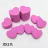 Lima de uñas de esponja mini personalizada para pulir lima de uñas de alta elasticidad lima de esponja de corazón de melocotón para uñas