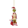 2026 Nuevos Adornos para Árbol de Navidad Colgante Acrílico Divertido Grinch Verde Decoración para Coche y Hogar Adornos Colgantes