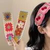 Adesivo de franja de tricô de lã adesivo mágico para cabelo solto faixa de cabelo para lavar o rosto faixa de cabelo novo estilo 2026 para meninas artefato de estilização de cabelo solto