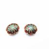 Estilo Étnico Vintage Esmalte Artesanal Gotejamento de Óleo Joias DIY Pulseira de Contas Budistas Colar com Contas Espaçadoras de Nuvem e Acessórios de Caractere de Longevidade
