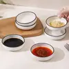 Plato pequeño para salsa estilo japonés, Plato pequeño de cerámica para el hogar, Plato para condimento de salsa de soja, Bol pequeño para salsa para hot pot casero, Plato para salsa