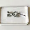 Pinza para el cabello con lazo simple de satén de seda japonesa y coreana Estilo suave Pinza para el cabello Bb Pinza para flequillo lateral dulce Accesorio para el cabello para mujer