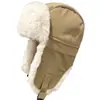 Chapéu Lei Feng de inverno, unissex, para esqui ao ar livre, espessado para aquecimento, com proteção para as orelhas, máscara integrada e aquecedor de pescoço, chapéu tudo-em-um para clima frio