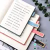 Cuaderno de negocios A5 al por mayor de cuero con hebilla, bloc de notas grueso de alto valor, cuaderno B5 pequeño.